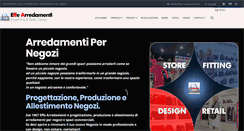 Desktop Screenshot of effearredamenti.com